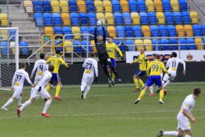 03.12.2020. Gdynia. 15. kolejka Fortuna 1 Ligi: Arka Gdynia - Korona Kielce / Krzysztof Bujnowicz / Radio Kielce