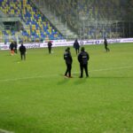 02.12.2020. Gdynia. Stan murawy uniemożliwił rozegranie meczu Arka - Korona / Krzysztof Bujnowicz / Radio Kielce