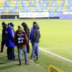 02.12.2020. Gdynia. Stan murawy uniemożliwił rozegranie meczu Arka - Korona / Krzysztof Bujnowicz / Radio Kielce