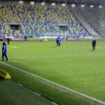 02.12.2020. Gdynia. Stan murawy uniemożliwił rozegranie meczu Arka - Korona / Krzysztof Bujnowicz / Radio Kielce