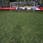 02.12.2020. Gdynia. Stan murawy uniemożliwił rozegranie meczu Arka - Korona / Krzysztof Bujnowicz / Radio Kielce