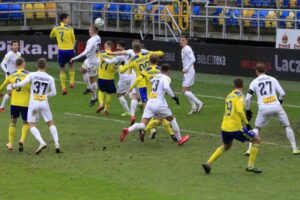 03.12.2020. Gdynia. 15. kolejka Fortuna 1 Ligi: Arka Gdynia - Korona Kielce / Krzysztof Bujnowicz / Radio Kielce