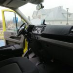 18.12.2020. Opatów. Nowy ambulans transportowy Szpitala św. Leona / Emilia Sitarska / Radio Kielce