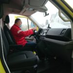 18.12.2020. Opatów. Nowy ambulans transportowy Szpitala św. Leona / Emilia Sitarska / Radio Kielce