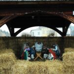 19.12.2020 Opatów. Szopka bożonarodzeniowa / Emilia Sitarska / Radio Kielce