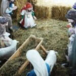 19.12.2020 Opatów. Szopka bożonarodzeniowa / Emilia Sitarska / Radio Kielce