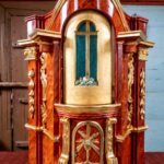 22.12.2020. Tokarnia. Rzeźby i tabernakulum po konserwacji / Mariusz Lezniak