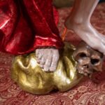 22.12.2020. Tokarnia. Rzeźby i tabernakulum po konserwacji / Mariusz Lezniak