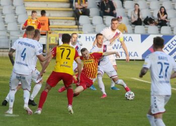 23.06.2020. Kielce. 32. kolejka PKO Ekstraklasy: Korona Kielce - Raków Częstochowa / Wiktor Taszłow / Radio Kielce