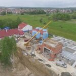29.12.2020. Daleszyce. Budowa oczyszczalni ścieków / Gmina Daleszyce
