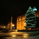 10.12.2020. Sandomierz. Starówka / Robert Felczak / Radio Kielce