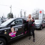 23.12.2020. Kielce. Piłkarki ręczne Suzuki Korony Handball odebrały służbowe samochody. Na zdjęciu: Paulina Piwowarczyk / Grzegorz Ksel / koronahandball.pl