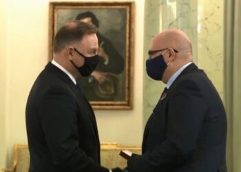 Doktor Paweł Kukiz-Szczuciński uhonorowany przez Prezydenta RP za misję medyczną w Lombardii / Kancelaria Prezydenta RP