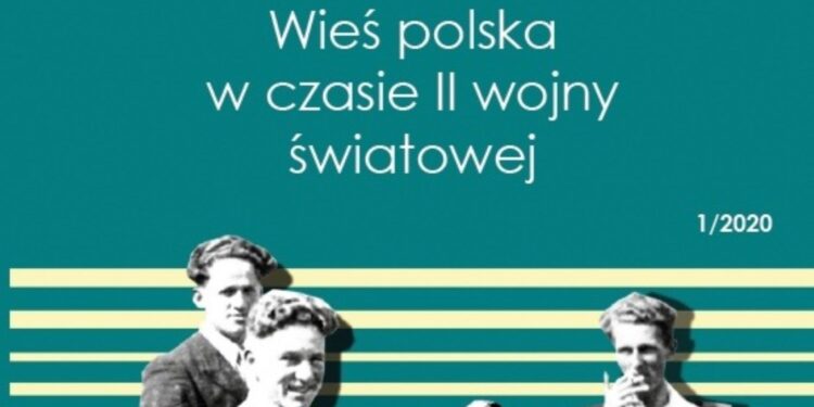 Fragment okładki rocznika historycznego „Wieś polska w czasie II wojny światowej” / Muzeum Wsi Kieleckiej