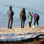 27.12.2020. Cedzyna. Pogoda sprzyja spacerom / Wiktor Taszłow / Radio Kielce