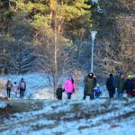 27.12.2020. Cedzyna. Pogoda sprzyja spacerom / Wiktor Taszłow / Radio Kielce