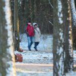 27.12.2020. Cedzyna. Pogoda sprzyja spacerom / Wiktor Taszłow / Radio Kielce