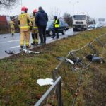 30.12.2020 Kielce. Wypadek na ul. Krakowskiej / Wiktor Taszłow / Radio Kielce