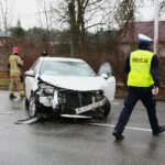 30.12.2020 Kielce. Wypadek na ul. Krakowskiej / Wiktor Taszłow / Radio Kielce