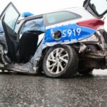 30.12.2020 Kielce. Wypadek na ul. Krakowskiej / Wiktor Taszłow / Radio Kielce