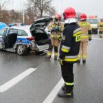 30.12.2020 Kielce. Wypadek na ul. Krakowskiej / Wiktor Taszłow / Radio Kielce