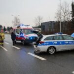 30.12.2020 Kielce. Wypadek na ul. Krakowskiej / Wiktor Taszłow / Radio Kielce