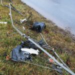 30.12.2020 Kielce. Wypadek na ul. Krakowskiej / Wiktor Taszłow / Radio Kielce