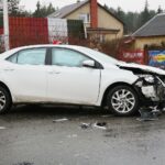 30.12.2020 Kielce. Wypadek na ul. Krakowskiej / Wiktor Taszłow / Radio Kielce