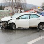 30.12.2020 Kielce. Wypadek na ul. Krakowskiej / Wiktor Taszłow / Radio Kielce