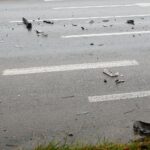 30.12.2020 Kielce. Wypadek na ul. Krakowskiej / Wiktor Taszłow / Radio Kielce