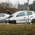 30.12.2020 Kielce. Wypadek na ul. Krakowskiej / Wiktor Taszłow / Radio Kielce