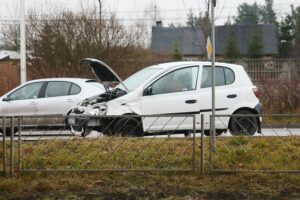 30.12.2020 Kielce. Wypadek na ul. Krakowskiej / Wiktor Taszłow / Radio Kielce