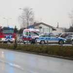 30.12.2020 Kielce. Wypadek na ul. Krakowskiej / Wiktor Taszłow / Radio Kielce