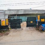 31.12.2020. Nowa Słupia. Budowa Muzeum Starożytnego Hutnictwa w Nowej Słupi / Wiktor Taszłow / Radio Kielce