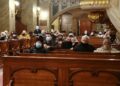 29.11.2020. Kielce. Uroczysta msza święta w szóstą rocznicę ingresu Ks. Biskupa Ordynariusza Jana Piotrowskiego / Wiktor Taszłow / Radio Kielce