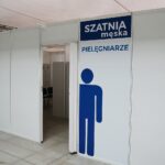 02.12.2020 Kielce. Budowa szpitala tymczasowego w Targach Kielce / Wiktor Taszłow / Radio Kielce