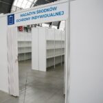 02.12.2020 Kielce. Budowa szpitala tymczasowego w Targach Kielce / Wiktor Taszłow / Radio Kielce