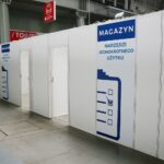 02.12.2020 Kielce. Budowa szpitala tymczasowego w Targach Kielce / Wiktor Taszłow / Radio Kielce