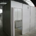 02.12.2020 Kielce. Budowa szpitala tymczasowego w Targach Kielce / Wiktor Taszłow / Radio Kielce