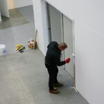 02.12.2020 Kielce. Budowa szpitala tymczasowego w Targach Kielce / Wiktor Taszłow / Radio Kielce