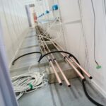 02.12.2020 Kielce. Budowa szpitala tymczasowego w Targach Kielce / Wiktor Taszłow / Radio Kielce