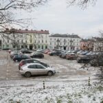 03.12.2020. Kielce. Parking na Placu Wolności / Wiktor Taszłow / Radio Kielce
