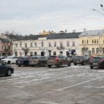 03.12.2020. Kielce. Parking na Placu Wolności / Wiktor Taszłow / Radio Kielce