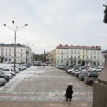 03.12.2020. Kielce. Parking na Placu Wolności / Wiktor Taszłow / Radio Kielce