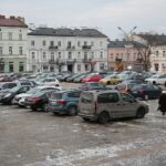 03.12.2020. Kielce. Parking na Placu Wolności / Wiktor Taszłow / Radio Kielce