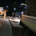 03.12.2020. Kielce. Awaria wodociągu na osiedlu Na Stoku / Wiktor Taszłow / Radio Kielce