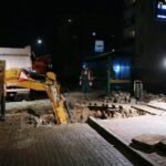 03.12.2020. Kielce. Awaria wodociągu na osiedlu Na Stoku / Wiktor Taszłow / Radio Kielce