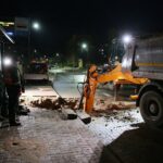 03.12.2020. Kielce. Awaria wodociągu na osiedlu Na Stoku / Wiktor Taszłow / Radio Kielce