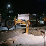 03.12.2020. Kielce. Awaria wodociągu na osiedlu Na Stoku / Wiktor Taszłow / Radio Kielce