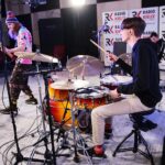 04.12.2020. Studio Gram Radia Kielce. Koncert zespołu Tom Holder / Wiktor Taszłow / Radio Kielce